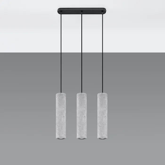 Lampa wisząca Luvo 3L beton