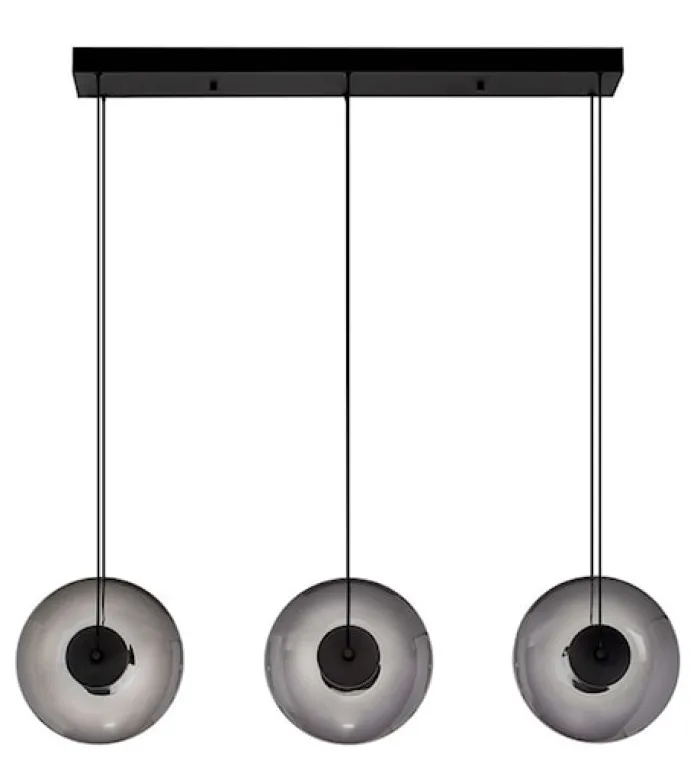 Lampa wisząca Lynoll LED x3 czarna