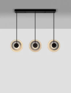Lampa wisząca Lynoll LED x3 czarna