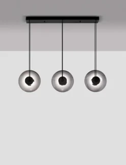 Lampa wisząca Lynoll LED x3 czarna
