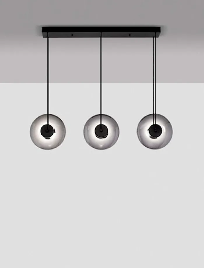 Lampa wisząca Lynoll LED x3 czarna