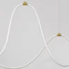 Lampa wisząca Mislumes LED złoto-biała