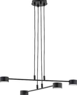 Lampa wisząca Moddus czarna x4