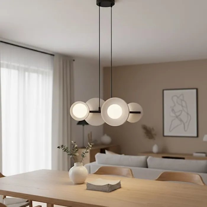 Lampa wisząca Model x4 ciepły szary