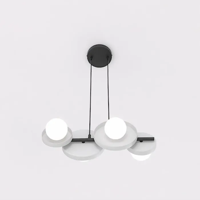 Lampa wisząca Model x4 ciepły szary