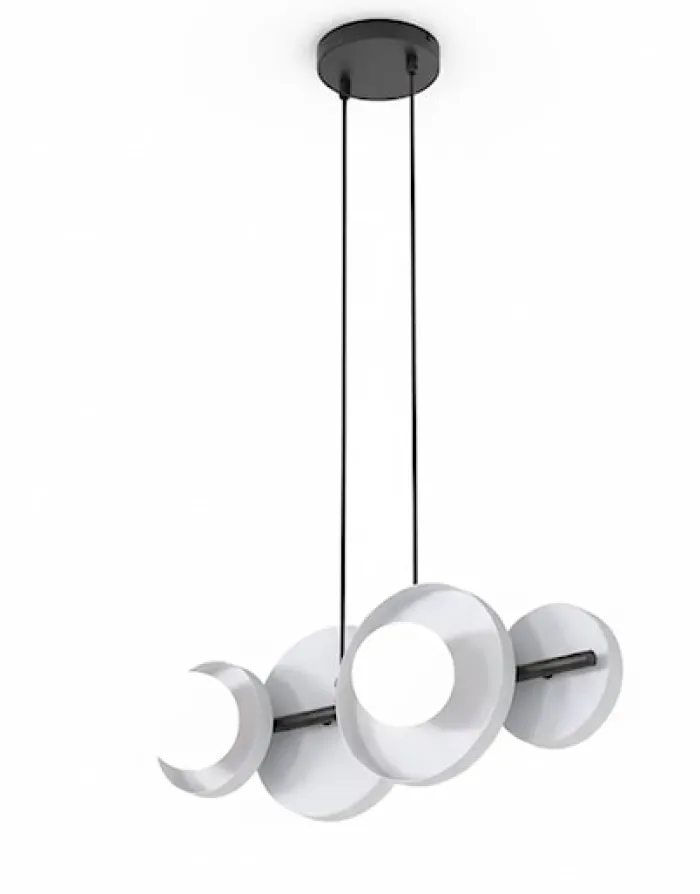 Lampa wisząca Model x4 ciepły szary