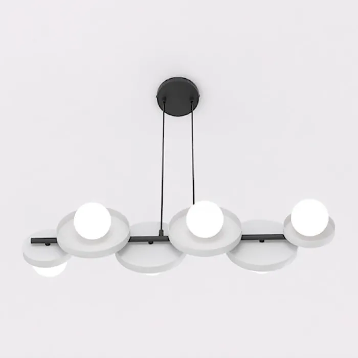 Lampa wisząca Model x6 ciepły szary