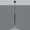 Lampa wisząca Mozaica 1 czarny/chrom