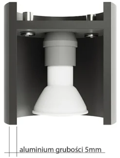 Lampa wisząca Obett średnica 10 cm x1 biały