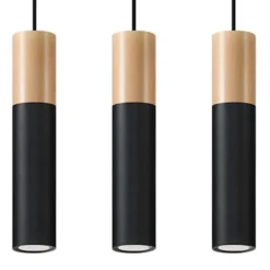 Lampa wisząca Pablo 3L czarna