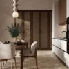 Lampa wisząca Parive III beżowa