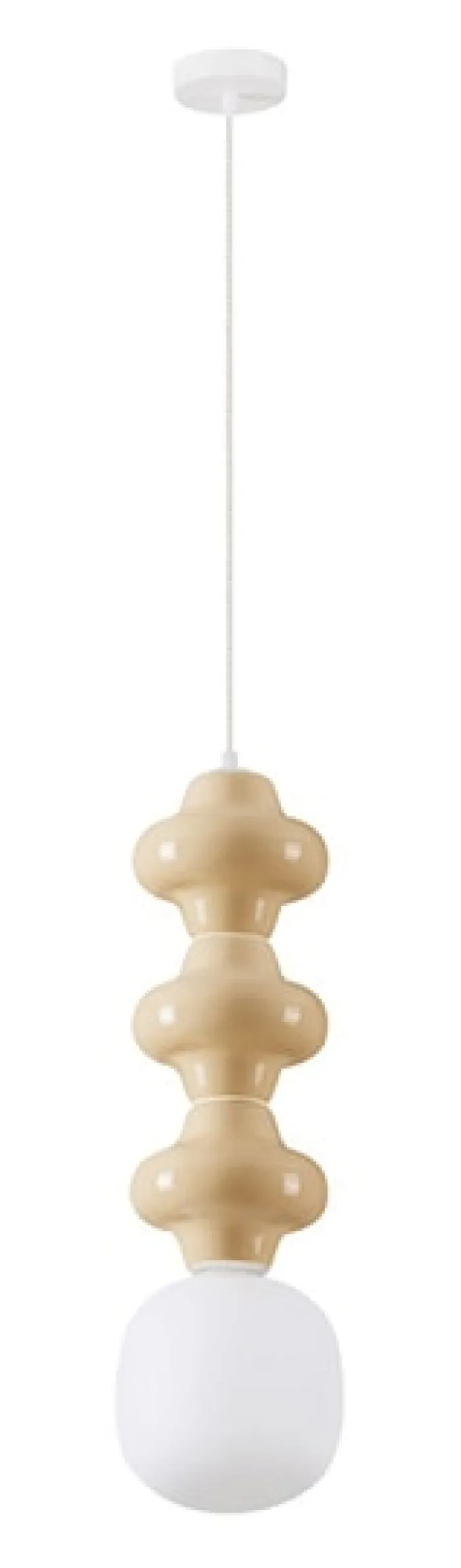 Lampa wisząca Parive III beżowa