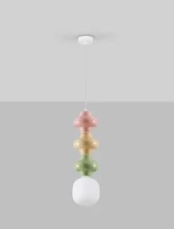 Lampa wisząca Parive III wielokolorowa