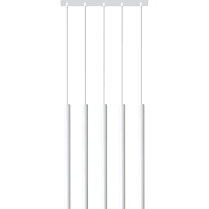 Lampa wisząca Pastelo 5 biała