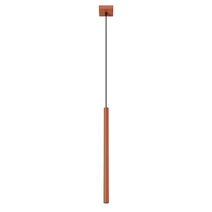 Lampa wisząca Pastelo 1 ochra czerwona