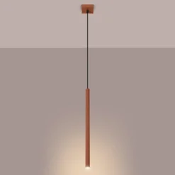 Lampa wisząca Pastelo 1 ochra czerwona