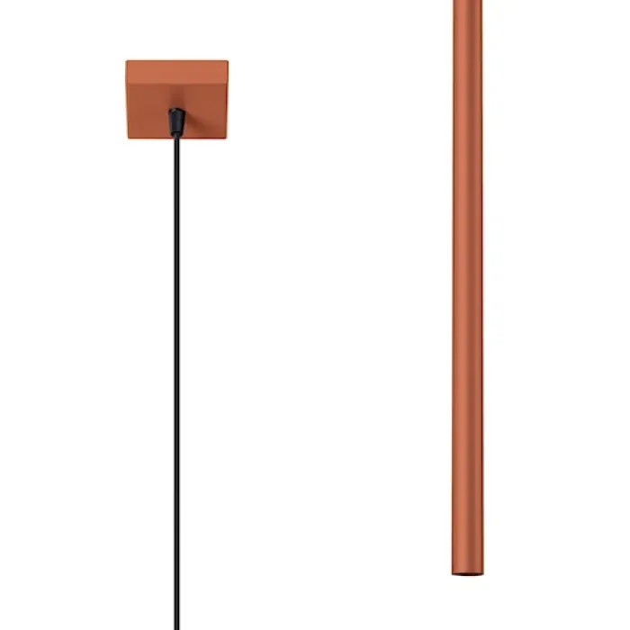 Lampa wisząca Pastelo 1 ochra czerwona