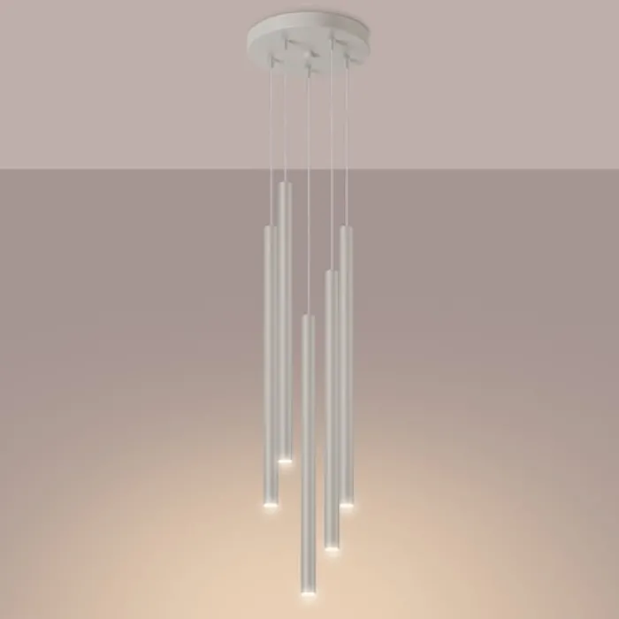 Lampa wisząca Pastelo 5P beżowa
