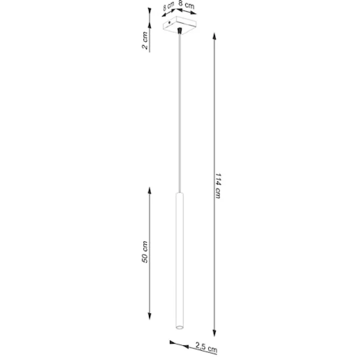 Lampa wisząca Pastelo 1 zielona oliwka