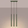 Lampa wisząca Pastelo 3 zielona oliwka