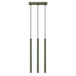 Lampa wisząca Pastelo 3 zielona oliwka