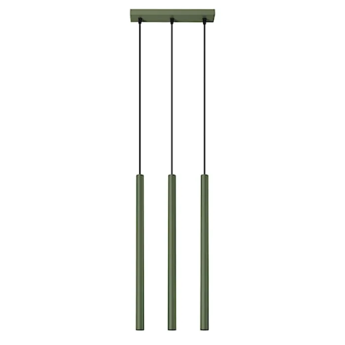 Lampa wisząca Pastelo 3 zielona oliwka