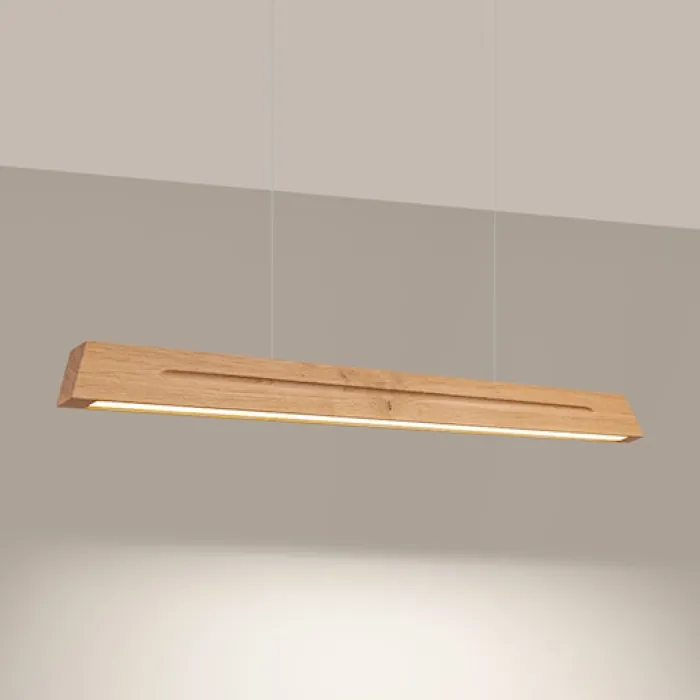 Lampa wisząca Skog LED 120 cm dąb 4000K
