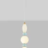 Lampa wisząca Texells LED niebiesko-złota