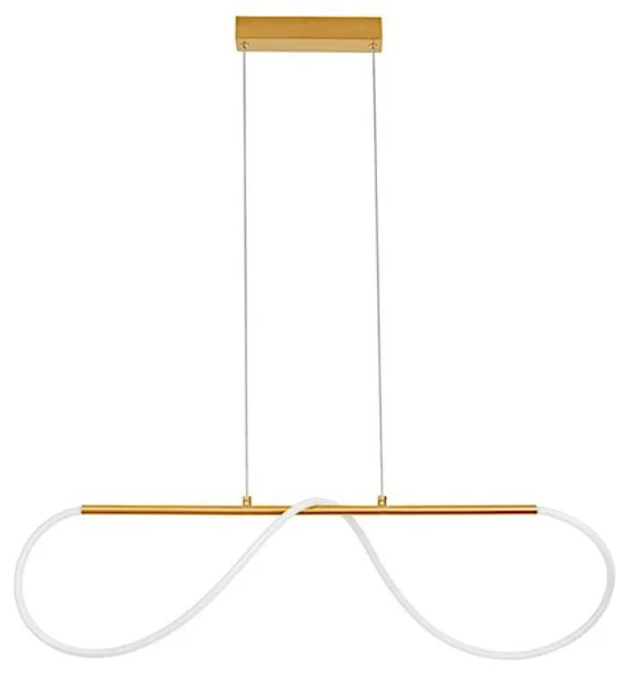 Lampa wisząca Ullmona LED złota