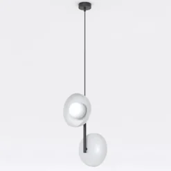 Lampa wisząca Vanila x2 ciepły szary