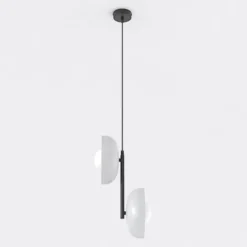 Lampa wisząca Vanila x2 ciepły szary