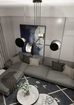 Lampa wisząca Viverone czarna
