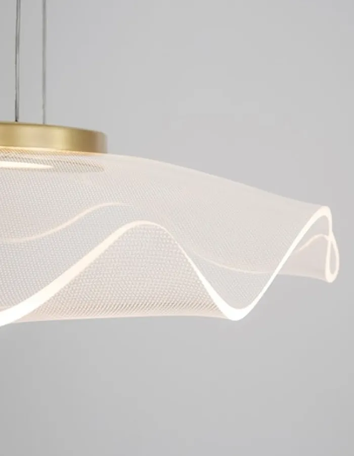Lampa wisząca Yarduno LED złota