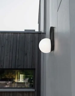 Lampa zewnętrzna Cardi LED czarno-biała