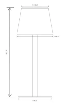 Lampa zewnętrzna Tyon LED złota