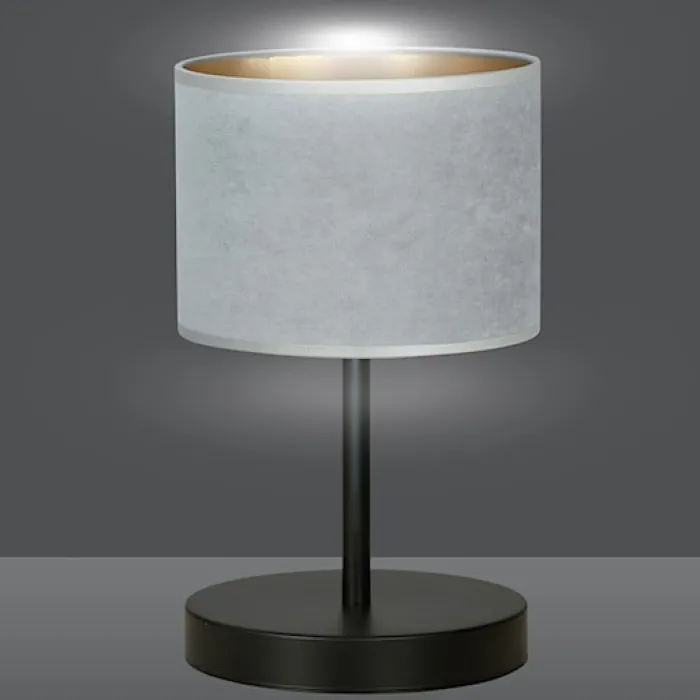 Lampka nocna Hellid średnica 18 cm szara
