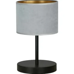 Lampka nocna Hellid średnica 18 cm szara