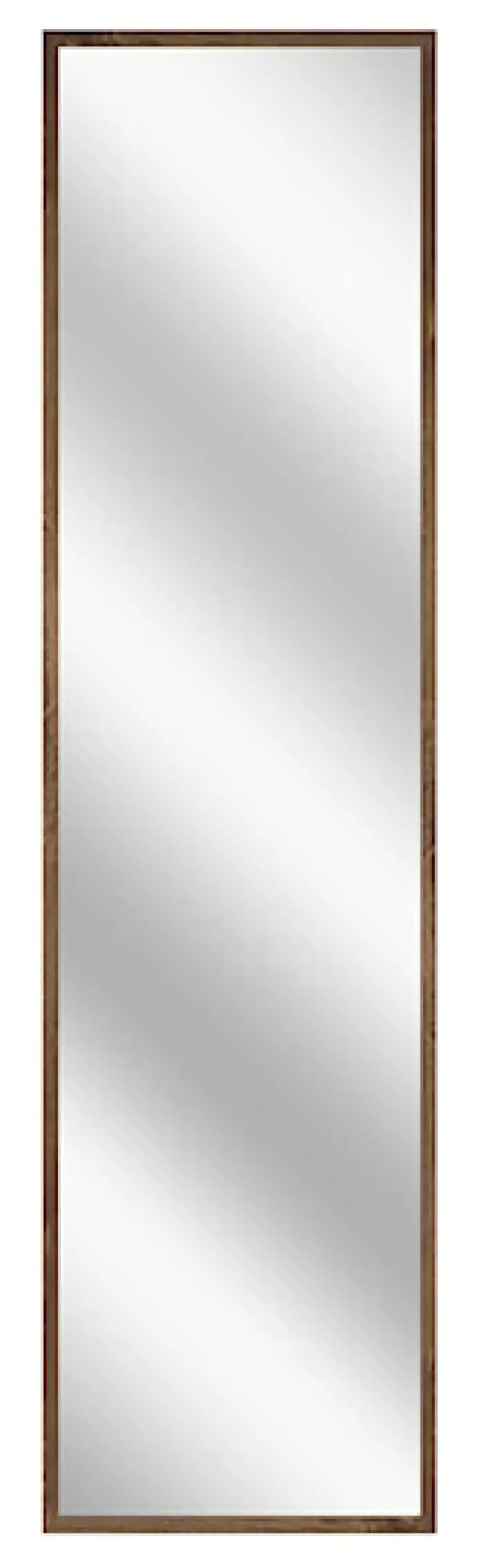 Lustro ścienne Dalone 142x37 cm ciemny dąb