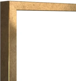 Lustro ścienne Dalone 142x37 cm stare złoto