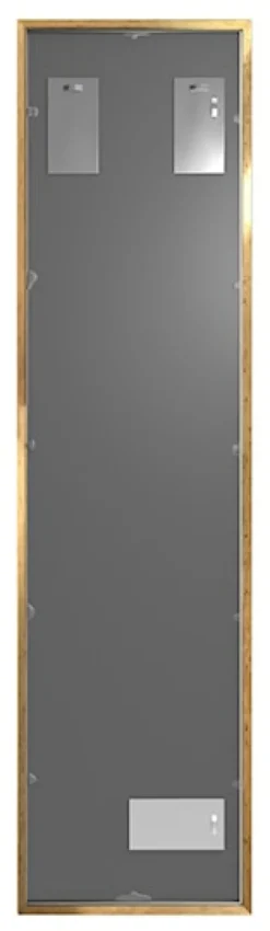 Lustro ścienne Dalone 142x37 cm stare złoto