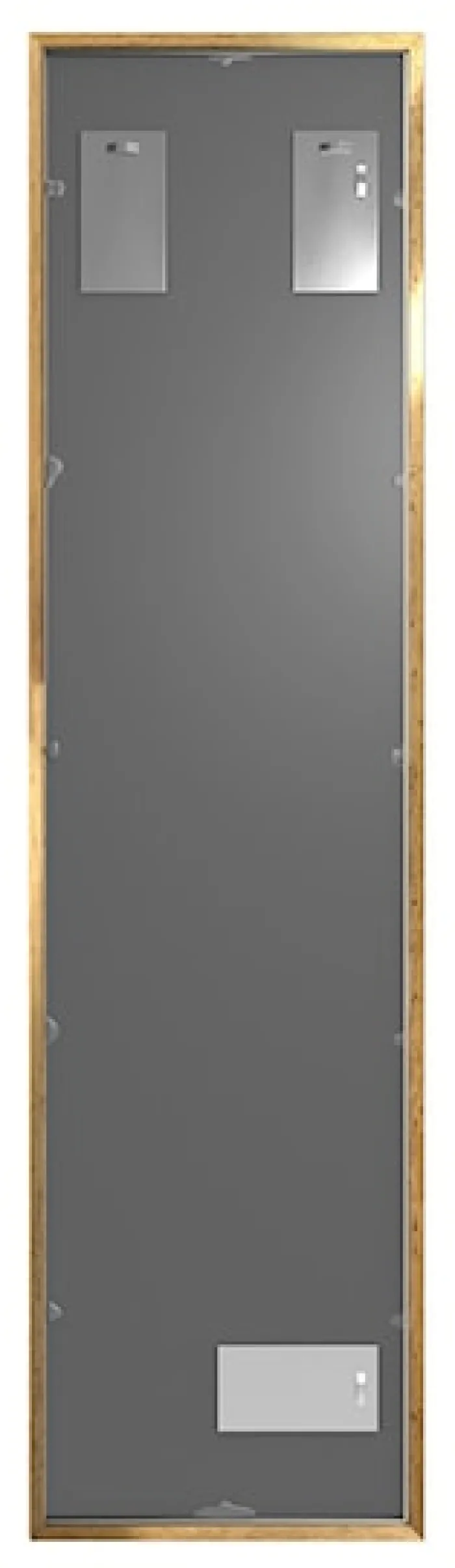 Lustro ścienne Dalone 142x37 cm stare złoto
