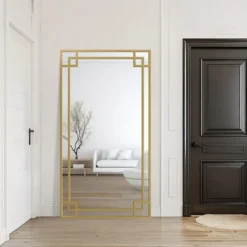 Lustro ścienne Gabriela 120x60 cm w złotej ramie