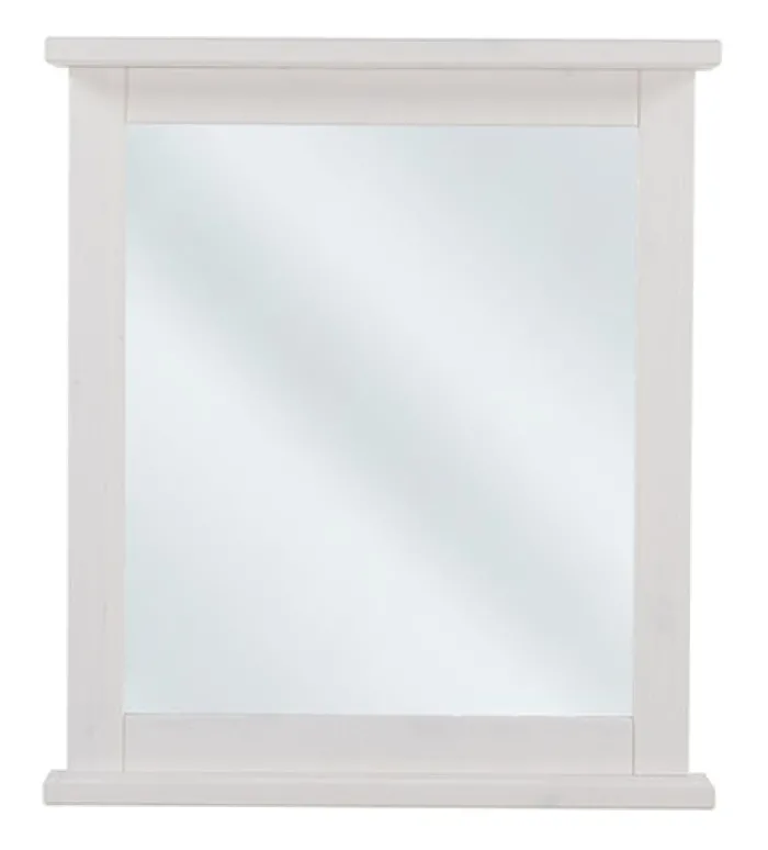 Lustro ścienne Octavia 80x70 cm w białej ramie