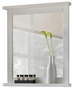 Lustro ścienne Octavia 80x70 cm w białej ramie