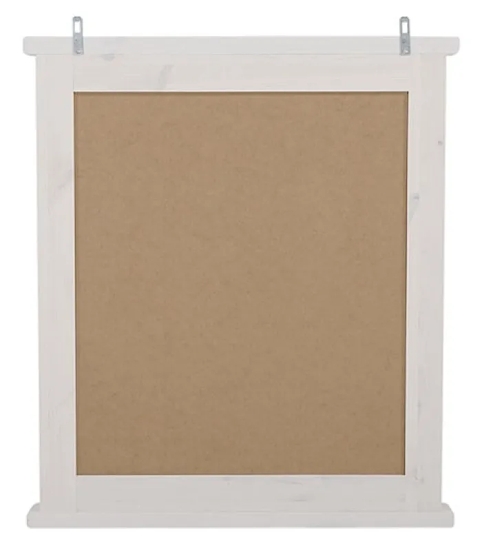 Lustro ścienne Octavia 80x70 cm w białej ramie