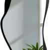 Lustro ścienne Piena 120x60 cm w czarnej ramie pionowe