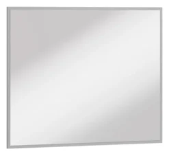 Lustro ścienne Simply prostokątne 92x77 cm w szarej ramie