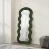 Lustro Confetto 160x70 cm w oliwkowej ramie