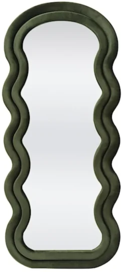 Lustro Confetto 160x70 cm w oliwkowej ramie