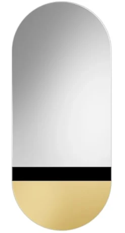 Lustro Fusion złote 60x125 cm